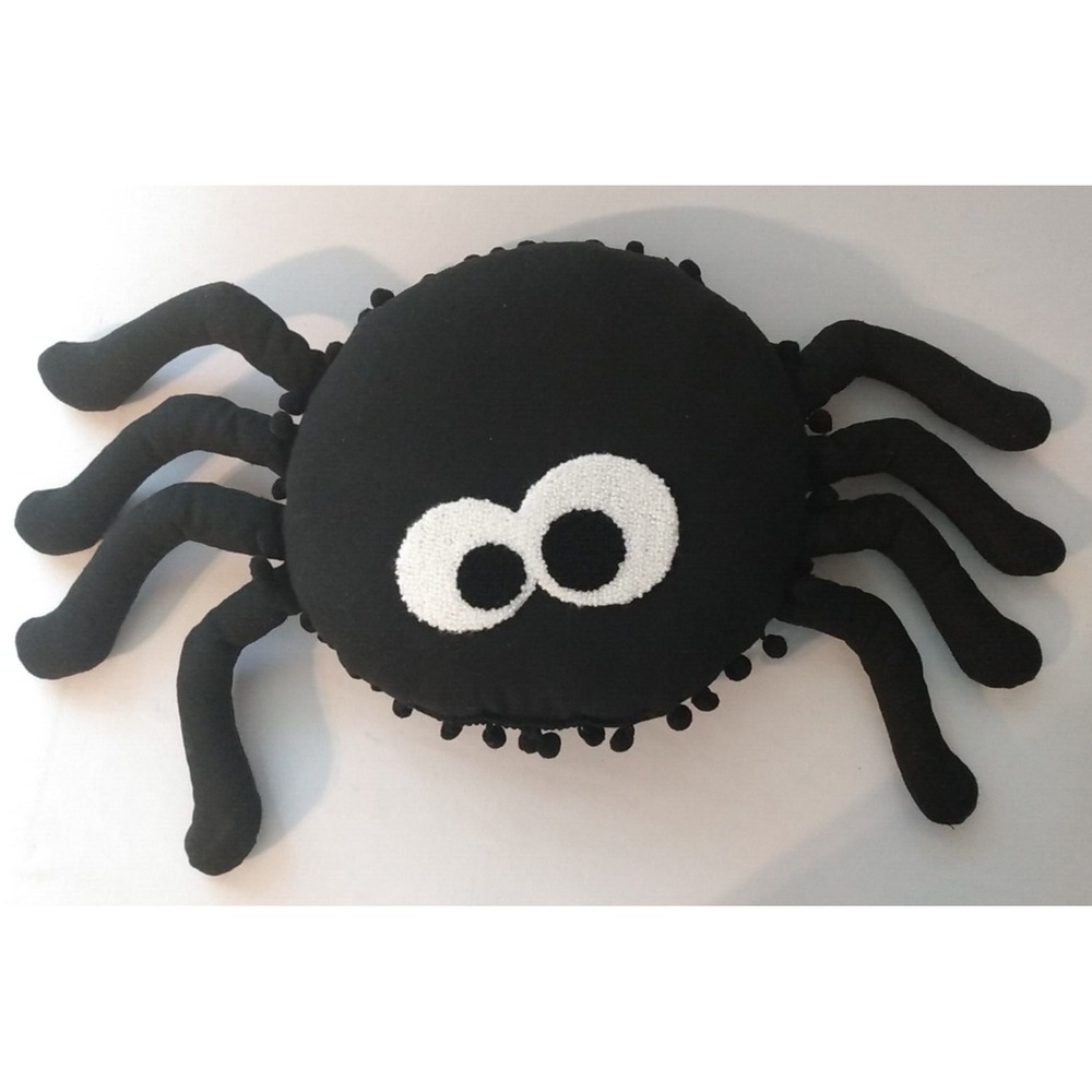 Spider Plushie - Spider Pillow, Halloween Decor Spooky Handmade